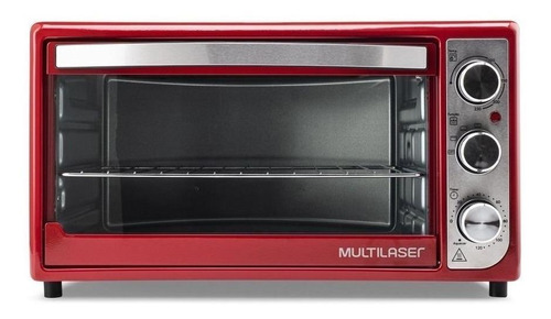 Forno de bancada elétrico Multilaser CE129 46L vermelho 127V