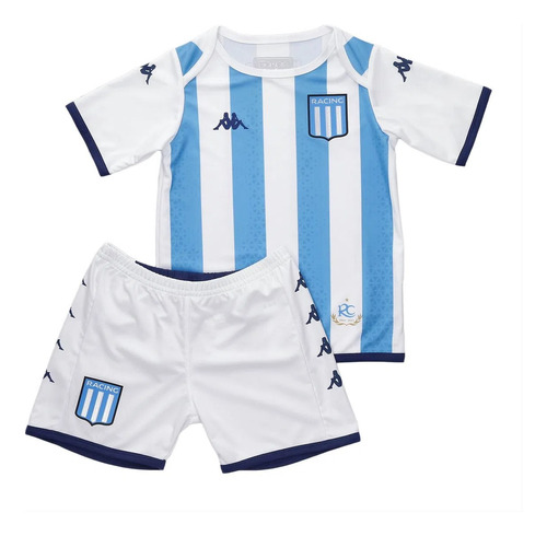 Conjunto Fútbol Racing Club Bebés Originales Kappa