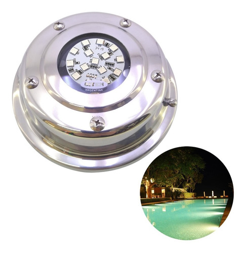 Artefacto Led Biten Laguna Pileta Piscina Rgb/az/bco 12v