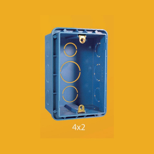 Caixa De Embutir 4x2 Azul