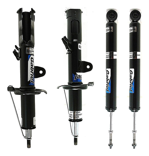 4 Amortiguadores Gas Ultra Chromium Versa 12-14 Gabriel
