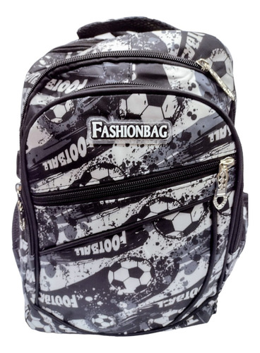 Morral Bolso Escolar Niño Futbol Impermeable Calidad