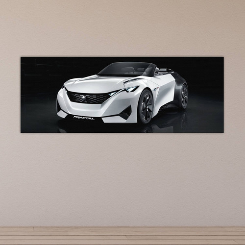Cuadro 30x80cm Auto 2015 Peugeot Fractal Concept 82