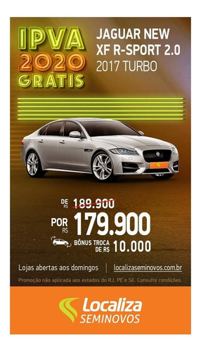 Jaguar Xf 2.0 R-sport Turbocharged Gasolina 4p Automático