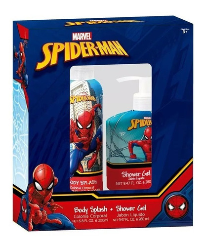 Body Splash 200 Ml Disney Spiderman Mas Gel De Ducha 280 Ml