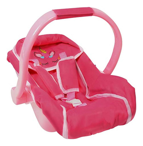 Unicorn Baby Doll Asiento De Coche Y Bolsa De Pañales Para M