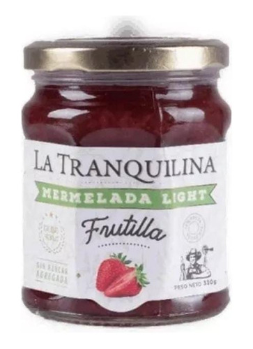 Mermelada Light Frutilla - La Tranquilina - 350 Grs.