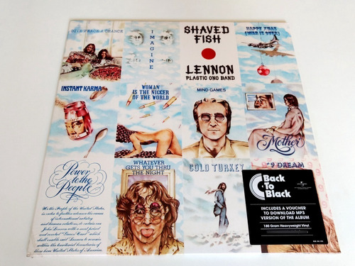 Vinilo John Lennon / Shaved Fish / Nuevo Sellado