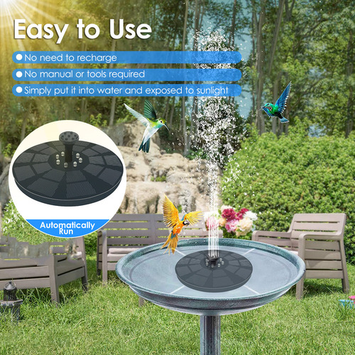 Fuente Para Estanque, Jardín, Piscina, Pájaro, **007