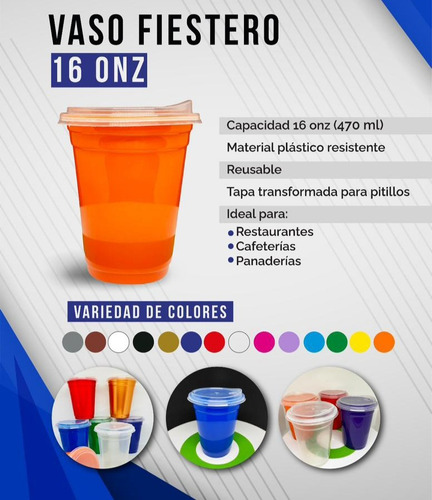 Vaso Fioestero 16 Oz