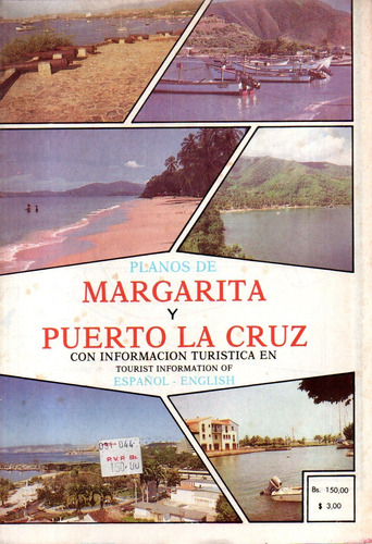 Mapa Plano De Margarita Puerto La Cruz Turismo Cartografia 