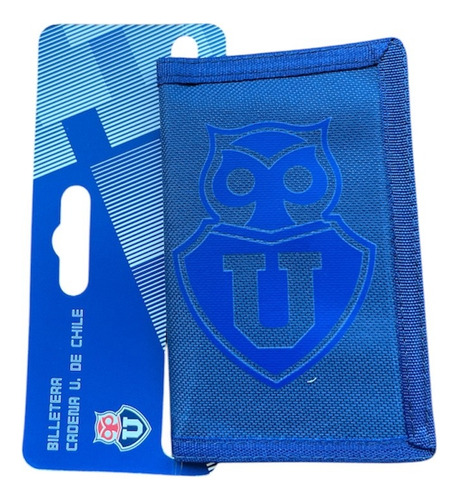 Billetera Cadena U De Chile Vamos Leones Porta Documento Col Azul Universidad De Chile