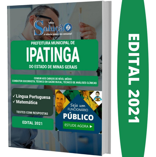 Apostila Cargos De Nível Médio Prefeitura Ipatinga Mg