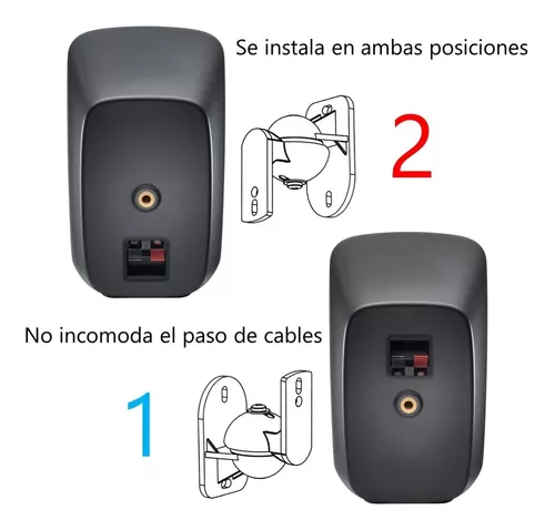 2x soportes de altavoz soporte de pared, techo para Logitech Z607