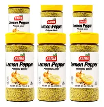Comprar 6 Sazonadores Pimienta Con Limón Badia 183.4g Lemon Pepper