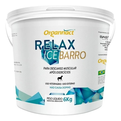 Relax Ice Barro 6kg - Organnact ( Relaxante Muscular )