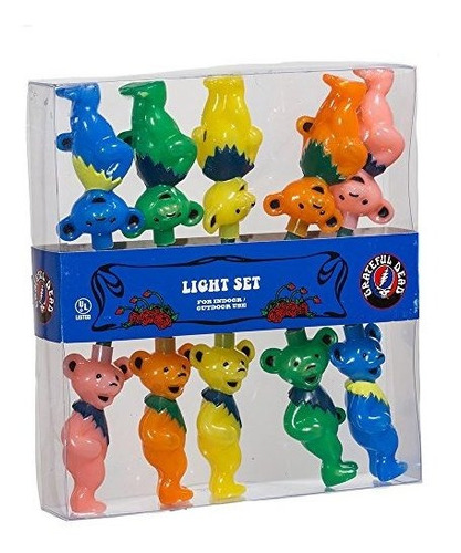 Grateful Dead Kurt Adler Ul 10-light Bears Light Set