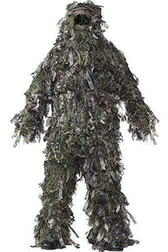 Traje De 3 Piezas D Hot Shot Ghillie Para Hombre, Camuflaje 