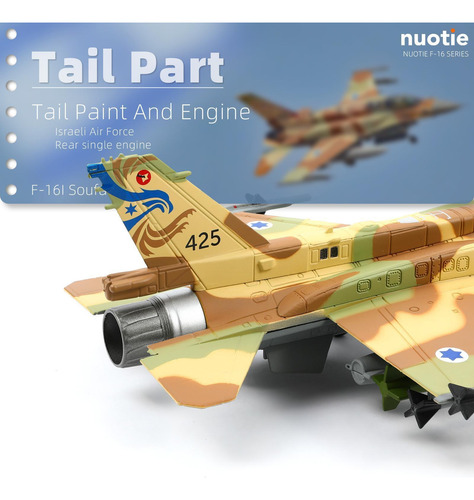 Kits De Maquetas Prefabricadas De Aviones De Combate F-16i A