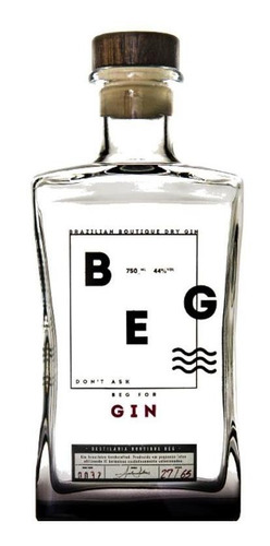 Gin Beg Brazilian Boutique Dry 750ml