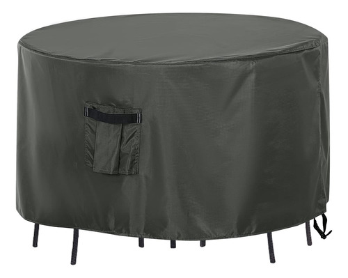 Abccanopy Funda De Mesa Redonda Para Muebles De Exterior, Re