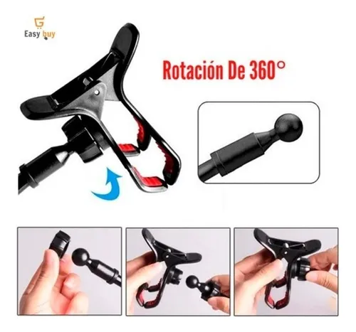 Soporte Celular Brazo Flexible Pinza Ajustable Android Iphon