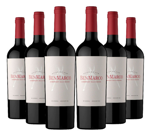 Vino Benmarco Cabernet Bebida Premium Caja X6 Unidades