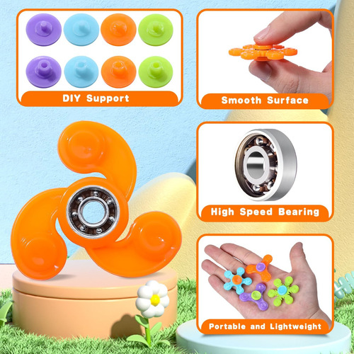 Fidget Spinners Scione 50 Piezas Juguetes Para Niños Y Adult Color