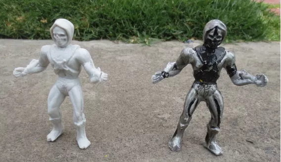 Vintage Master Of The Universe 2 Skeletor Figuras Bootleg!