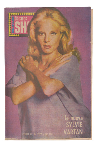 1977 Sylvie Vartan Tapa Y Nota En Revista Uruguay Unica Rara (Usado)