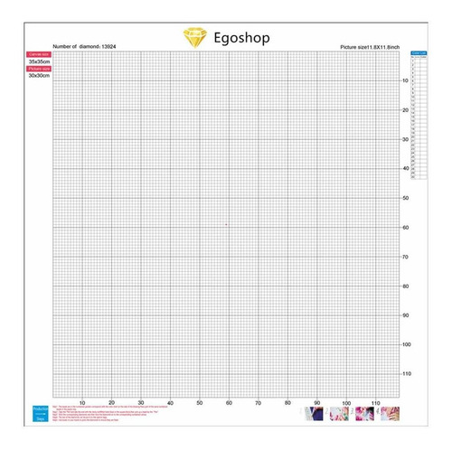 Egoshop 13.8 in X 13.8 in X 1.2 in Lienzo En Blanco Para Pin