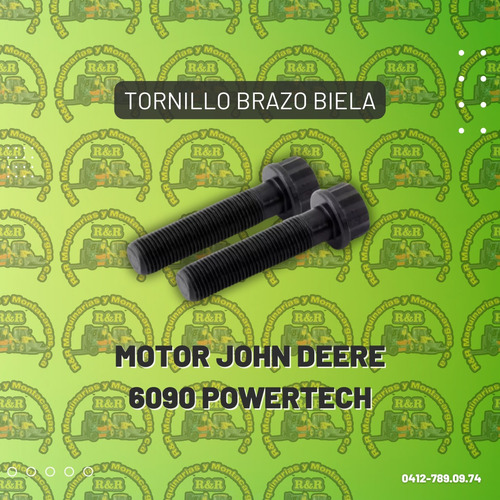 Tornillo Brazo Biela Motor John Deere 6090 Powertech