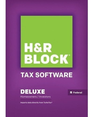 Handr Block Tax Software Deluxe 2013 Federal