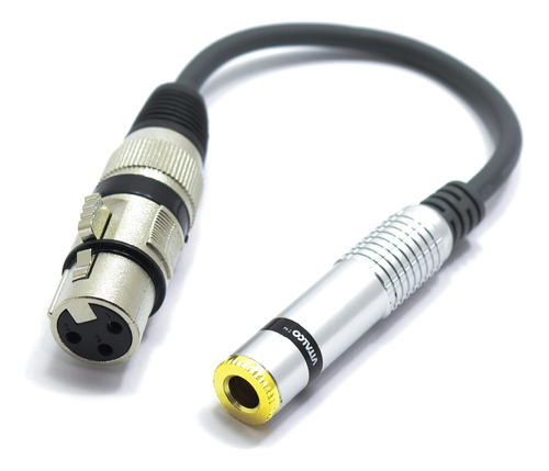 Vitalco Xlr Hembra A 1/4 Jack Mono Hembra Adaptador De Micro