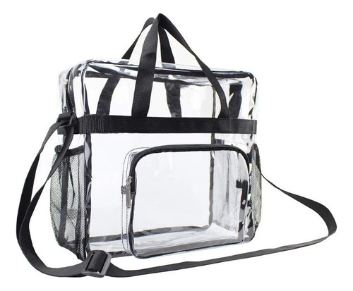 Shi Bolsa Transparente De Pvc Con Un Solo Hombro Para Mujer, Gra Dm