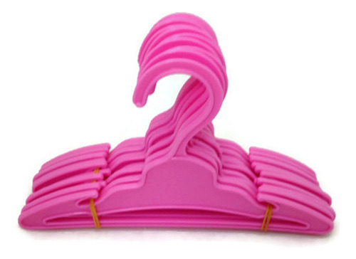 Perchas Para Muñecas De 12 Pulgadas, Color Rosa, Para Ropa.