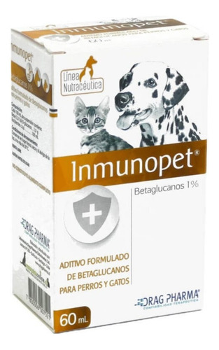  Inmunopet Suplemento De Betaglucanos Perros Y Gatos 60ml