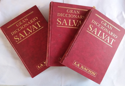 Gran Diccionario Salvat. Tres Tomos Encuadernados. Completo.