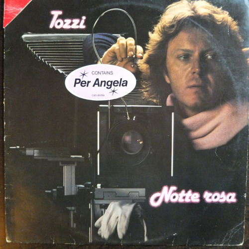 Vinilo  Umberto Tozzi Notte Rosa Bte38