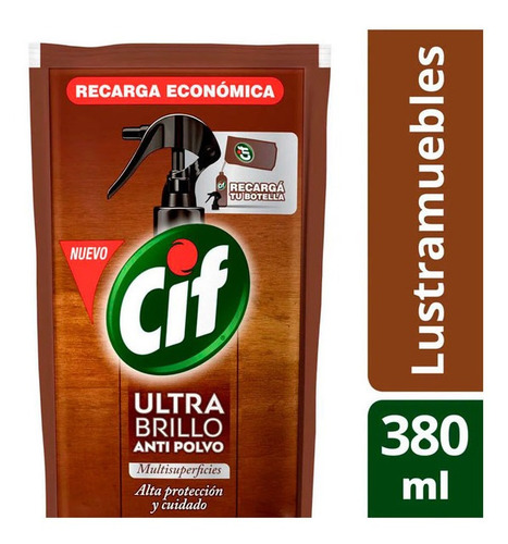 Cif Lustra Muebles Doypack X 380 Gr