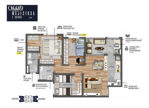 Imagem 6 de 9 de Apartamento - Parque Industrial - Ref: Ri5701 - V-ri5701