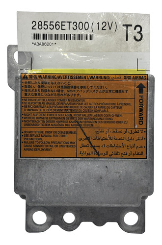 Módulo Airbag Nissan Sentra 28556-et300 Resetado