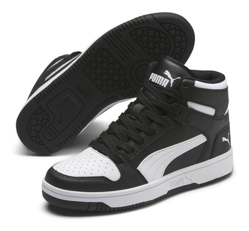 Zapatilla Puma Rebound Layup Sl Jr Negro Niño