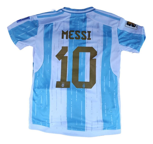 Camiseta Messi Conmemorativa Dorado