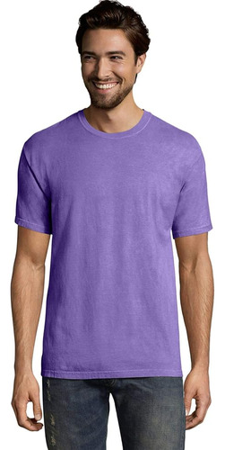 Camiseta Para Hombre De 5.5 Oz., 100% Algodón Hilado En Anil