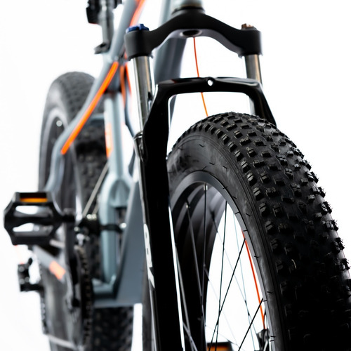 Imagen 3 de 9 de Bici Fat Rod 26 Shimano 21 Vel Mtb Brave Boy Acero Discos