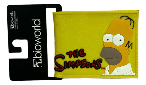 Billetera Bioworld Homero Simpson Springfield Calidad Única!