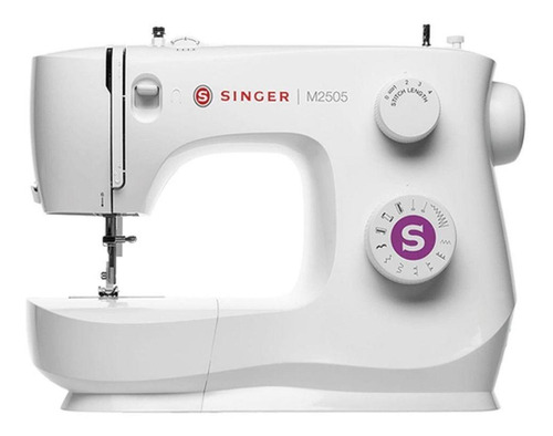 Máquina de coser Singer M2505 de 9 puntos, color blanco, 127 V