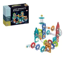 Comprar Bloques Construccion Magneticos Luces Led Pista Laberinto St
