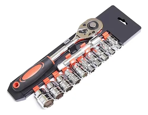 comprar Juego De Dados Milimétricos 12 Piezas Con Rache Mediano 1\u002F2